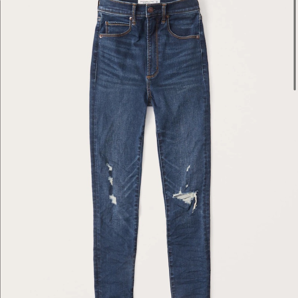 Abercrombie Ultra high rise super skinny jeans